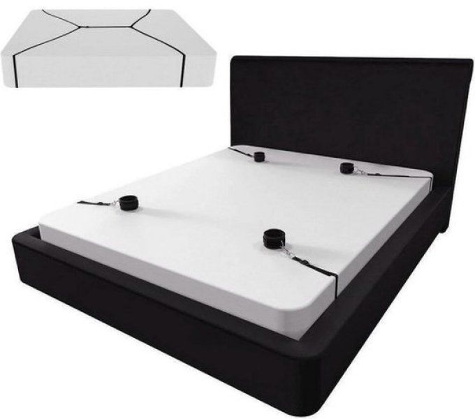Sangle de soumission de lit (noir)